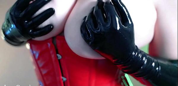  Latex Rubber Gloves Video, Fetish Arya Grander